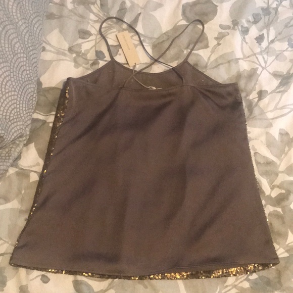 Banana Republic bronze sequin top. Size Medium. New with tags. - Picture 2 of 7